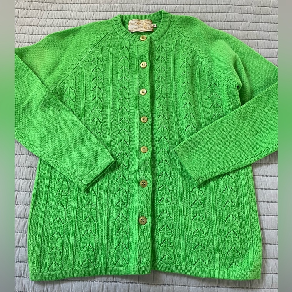100% Virgin Wool cardigan.